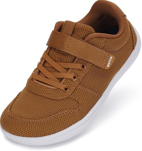 Boy/Girls Wide Toe Box Zero Drop Barefoot Minimalist Shoe…