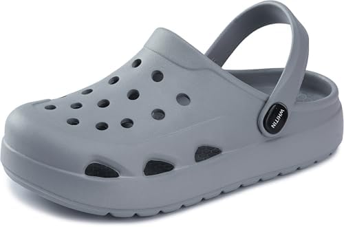 Garden Clogs with Arch Support for Women and Men Grey