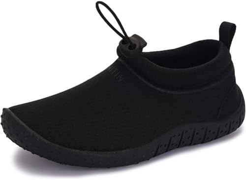 Kids Amphibious Water Shoes Boys/Girls Aqua Sock Black