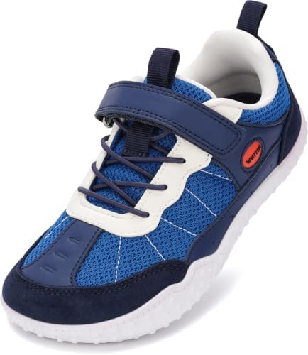 Little Kids Retro Athletic Barefoot Shoes Wide Boys Sneak…