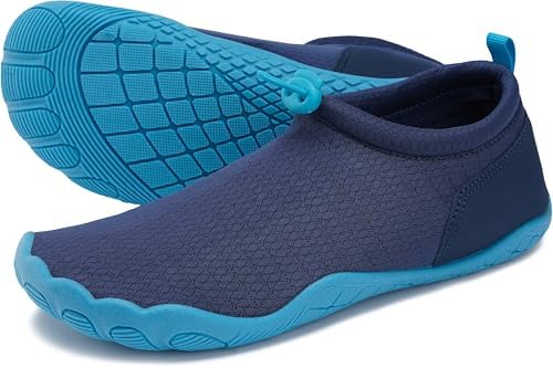 Men Water Shoes for Women Quick Drying Swim Sneakers Blue