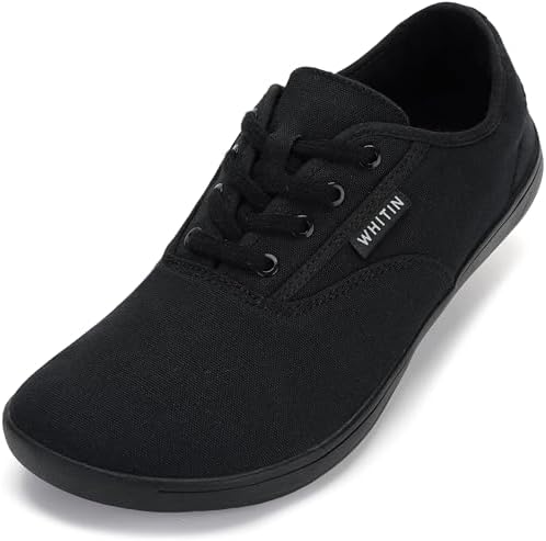 Men's Barefoot Shoes Wide Toe Box Zero Drop Sneaker Black