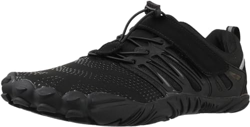 Men's Trail Runnning Barefoot Shoes Zero Drop Sole Black