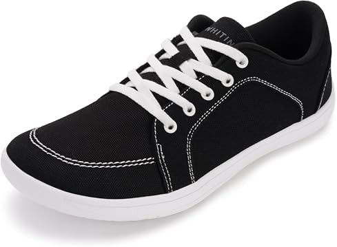 Men's Wide Barefoot Minimalist Shoes Zero Drop Sneaker Bl…