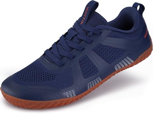 Men's Wide Toe Box Barefoot Minimalist Sport Shoes Blue