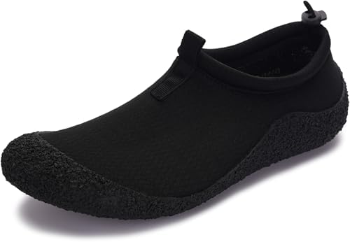 Water Shoes for Men Women Quick Dry Beach Pool Fishing Black