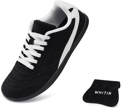 Women's Barefoot Shoes Wide Toe Box Fashion Sneakers Black