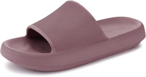 Women's Slides Cushioned Thick Sole Slippers Home Wear Blush
