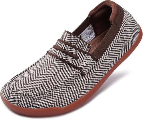 Women's Wide Penny Loafers Slip On Barefoot Flats
