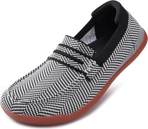 Women's Wide Penny Loafers Slip On Barefoot Flats