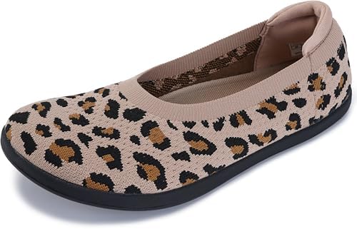 Women's Wide Toe Box Ballet Flats Barefoot Shoes Zero Dro…