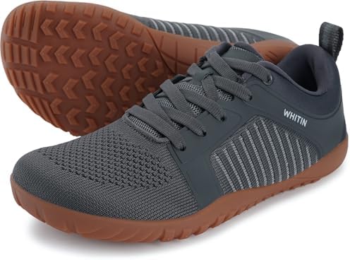 Women's Wide Toe Box Barefoot Shoes Zero Drop Running Gre…